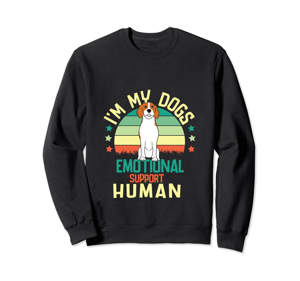 Funny Dog Lovers Im My Dogs Support Sweatshirt - Custom Art Print Unisex - T-Shirt, Sweatshirt, Hoodie