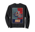 Motorcycle Biker Biker Sweatshirt - Fun Novelty Design for Adults - T-Shirt, Sweatshirt, Hoodie