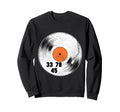 Vinyl Record Music Lp Player Sweatshirt - Minimalist Print Men Women - T-Shirt, Sweatshirt, Hoodie