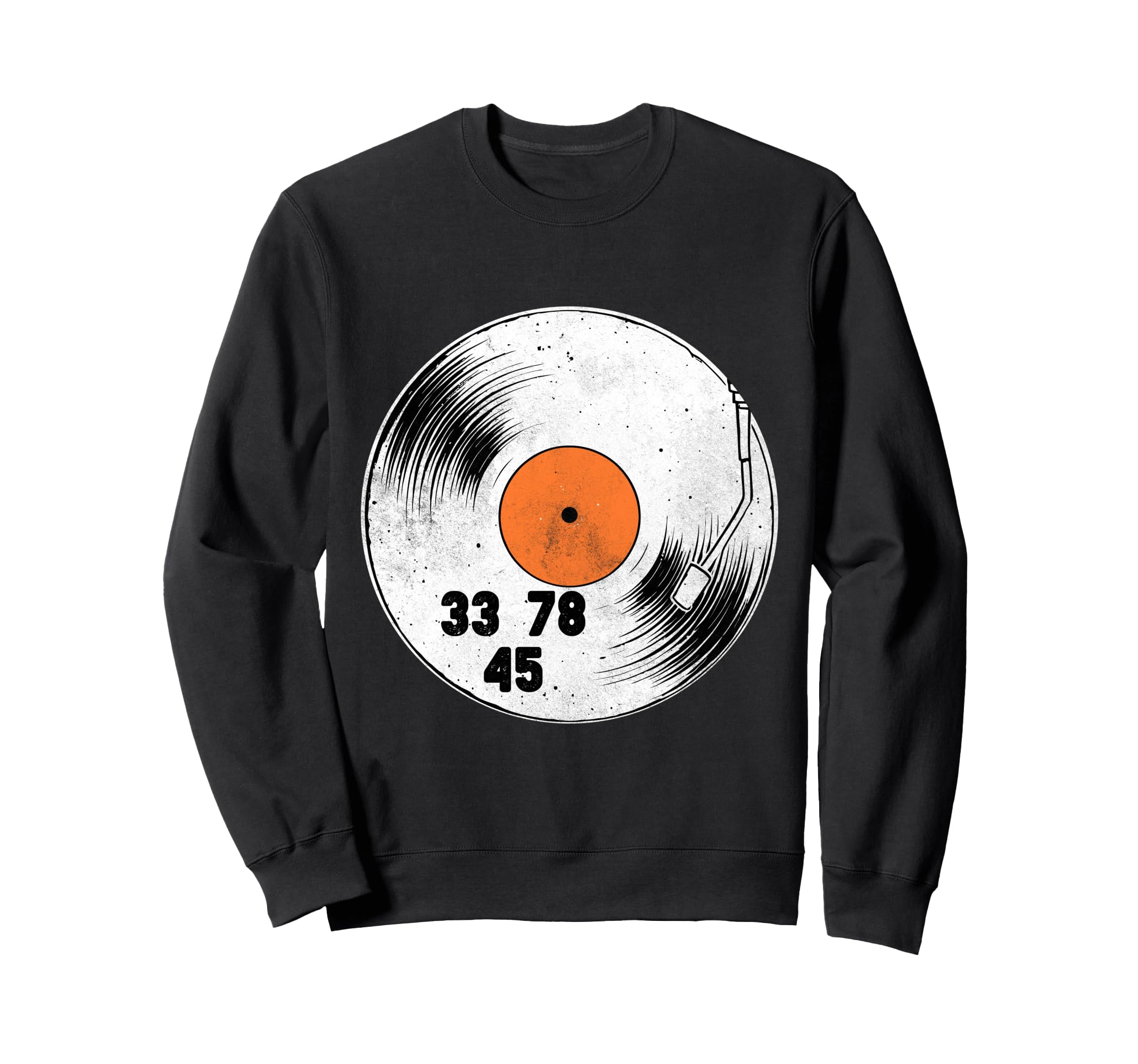 Vinyl Record Music Lp Player Sweatshirt - Minimalist Print Men Women - T-Shirt, Sweatshirt, Hoodie