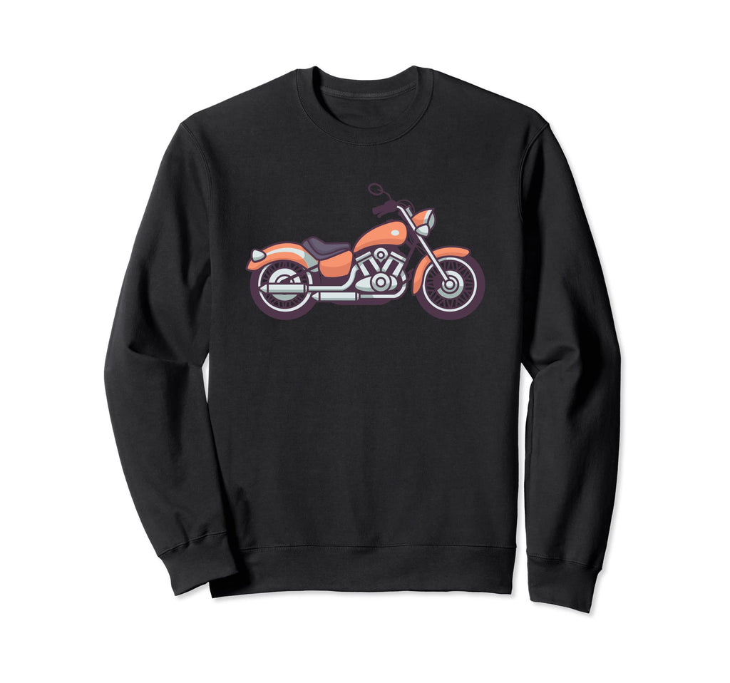 Motorbike Chopper Motorcycle Biker Sweatshirt - Novelty Apparel for Adults - T-Shirt, Sweatshirt, Hoodie