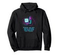 Bigfoot Saw Your Search History Synthwave Hoodie - Novelty Apparel Unisex - T-Shirt, Sweatshirt, Hoodie