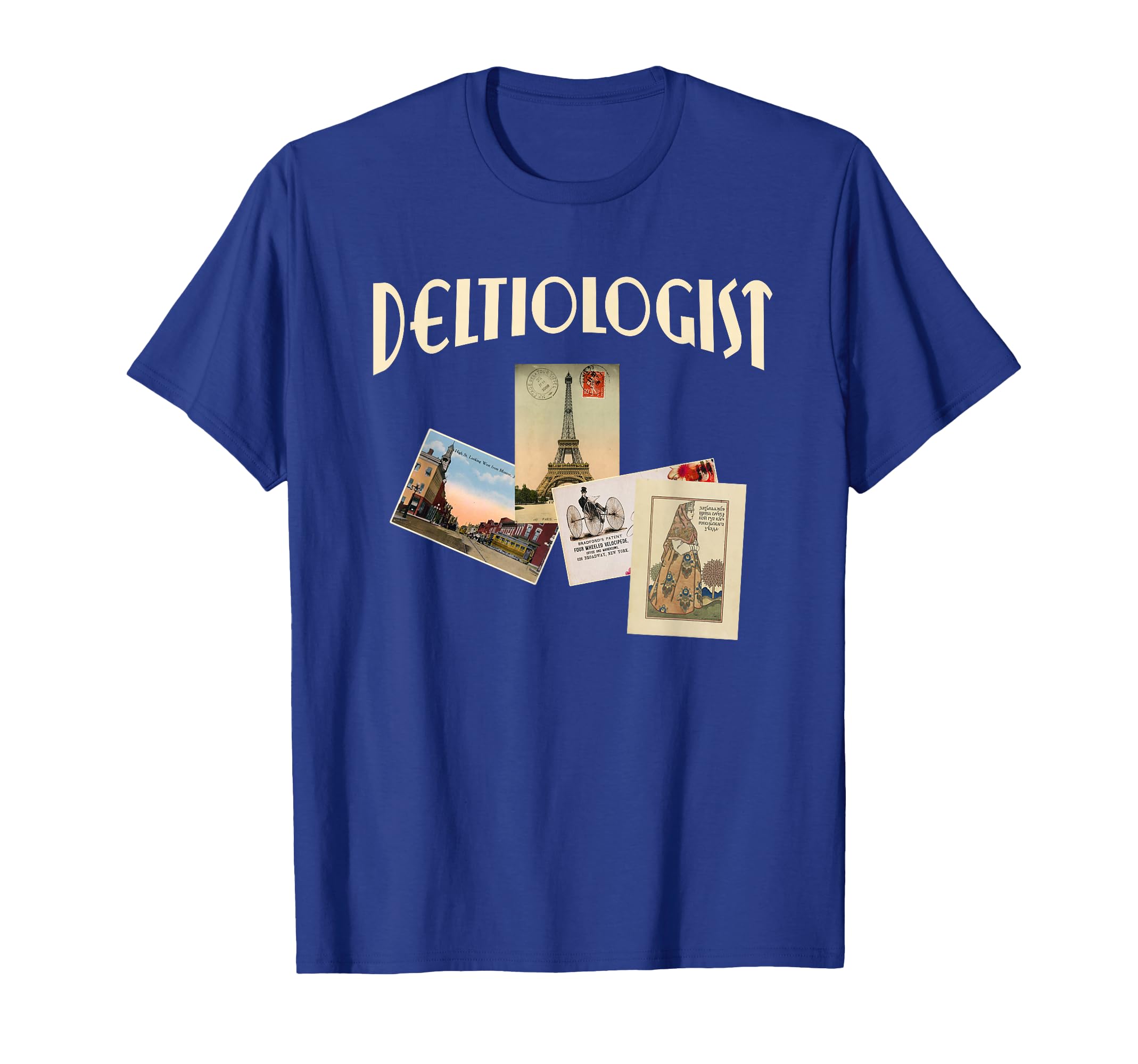 Deltiologist Postcards T-Shirt - Custom Art Print Unisex - T-Shirt, Sweatshirt, Hoodie