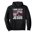 Motorcycle Gifting Ideas Usa Flag Faith Hoodie - Trendy Graphic for Adults - T-Shirt, Sweatshirt, Hoodie