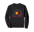 Turntable Vinyl Record Player Sweatshirt - Minimalist Print for Adults - T-Shirt, Sweatshirt, Hoodie