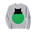 Aesthetic Disco Ball Green Nature Sweatshirt - Unique Graphic for Adults - T-Shirt, Sweatshirt, Hoodie