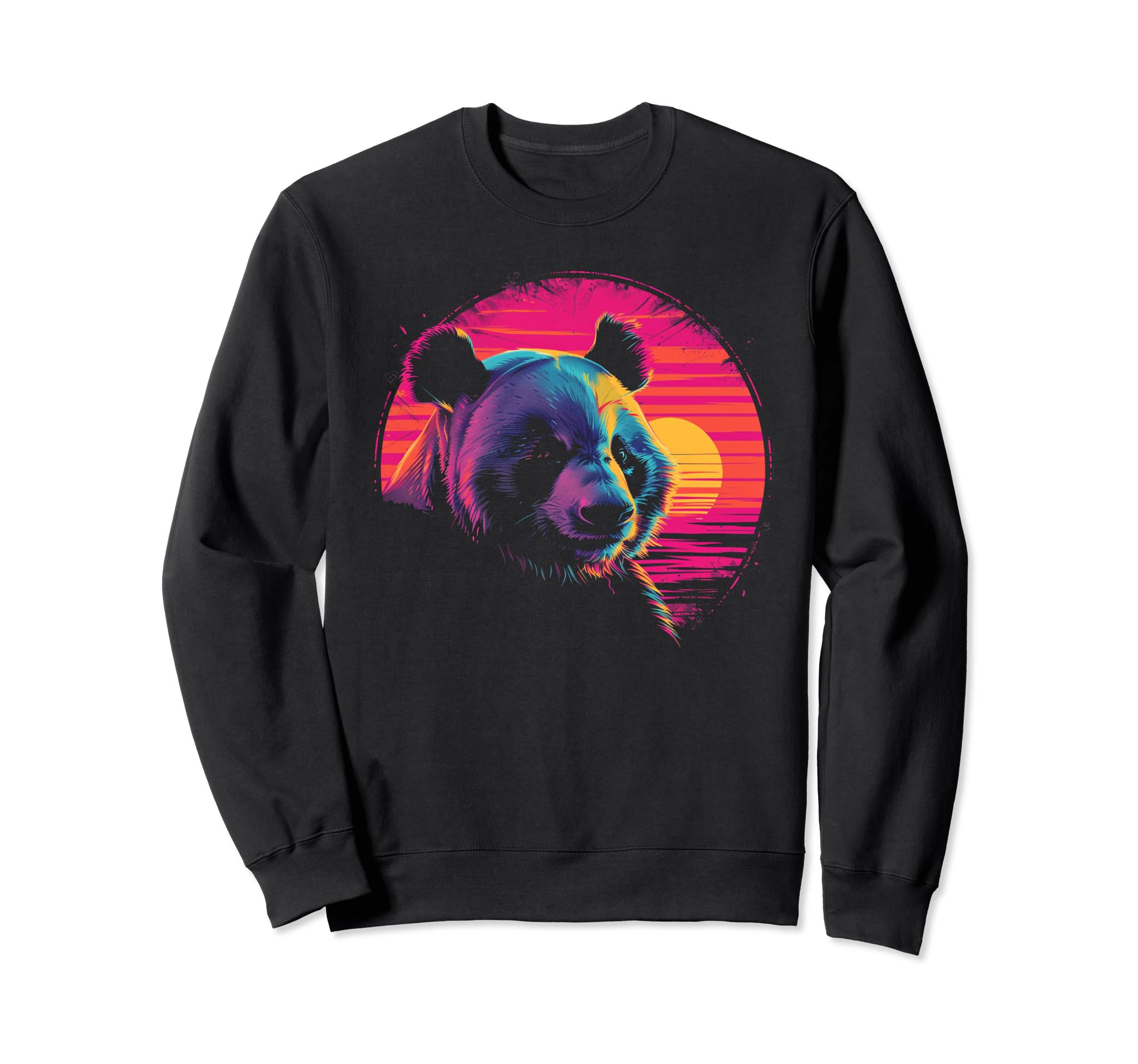 Panda Vaporwave Aesthetic Sweatshirt - Fun Novelty Design Men Women - T-Shirt, Sweatshirt, Hoodie