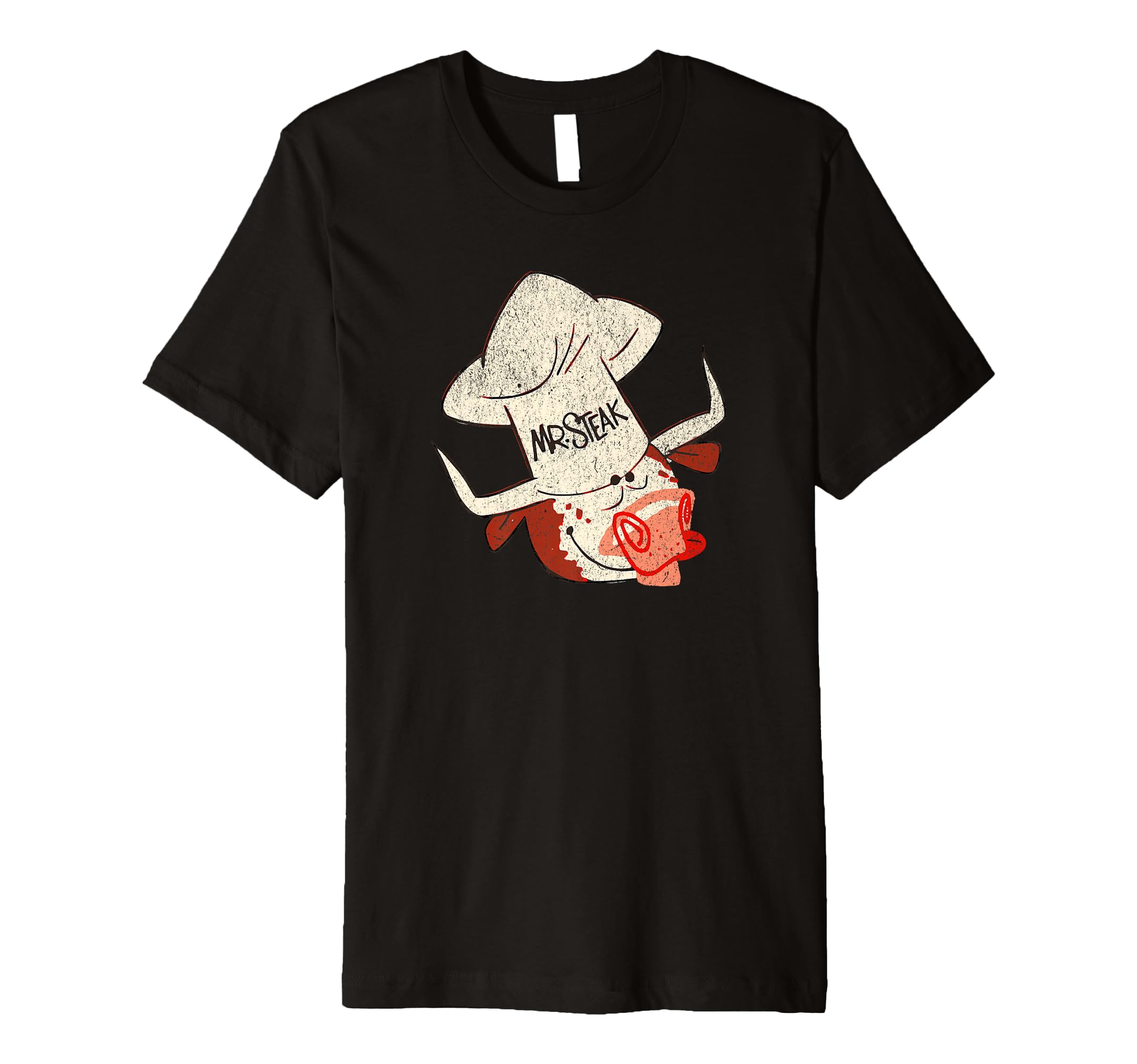 Restaurant Matchbook Mister Steak T-Shirt - Minimalist Print Men Women - T-Shirt, Sweatshirt, Hoodie