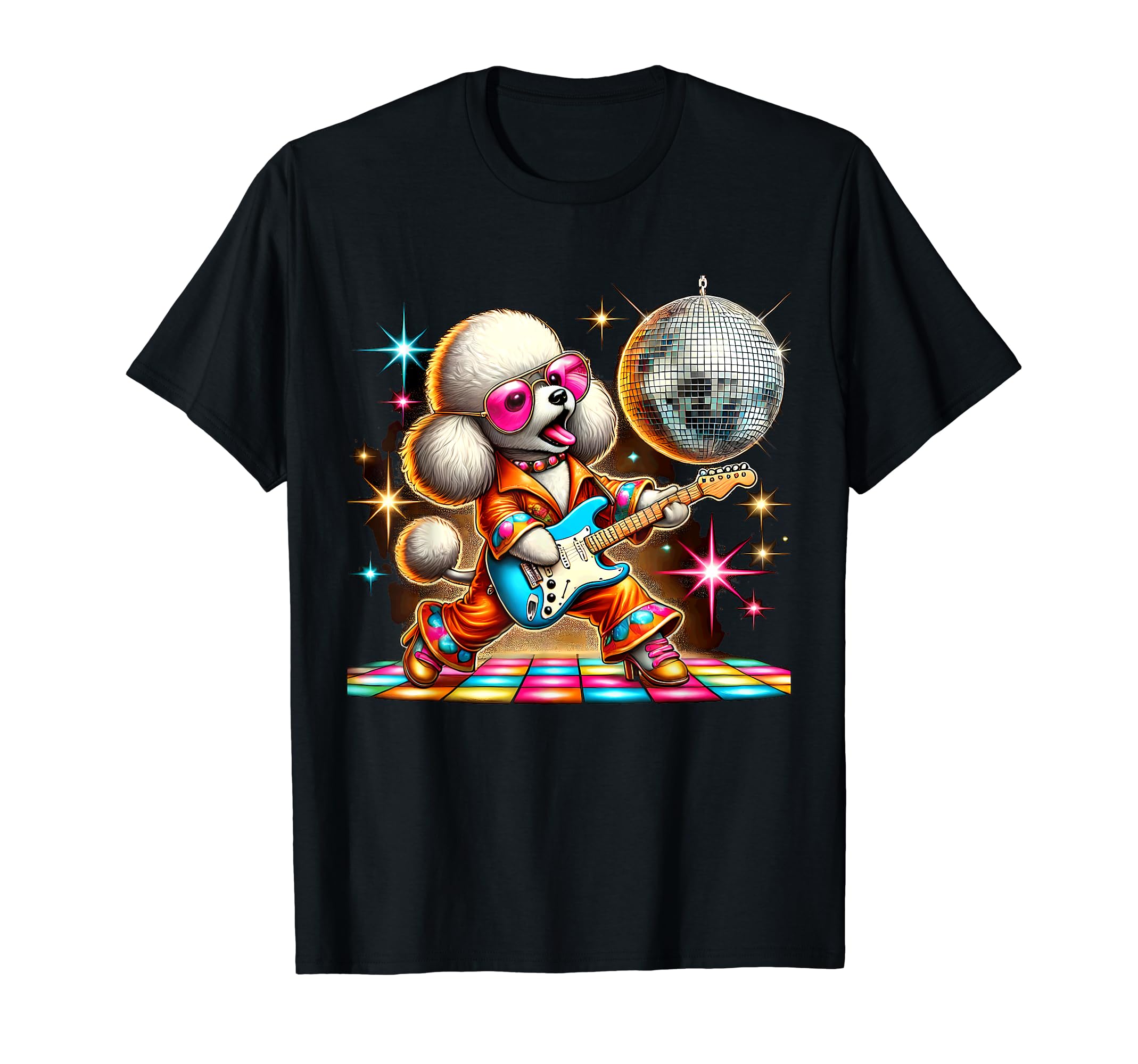 Aesthetic Toy Poodle Disco T-Shirt - Aesthetic Graphic for Adults - T-Shirt, Sweatshirt, Hoodie