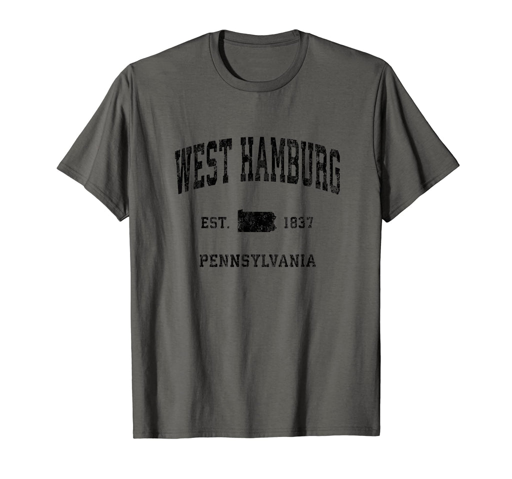 West Hamburg Pennsylvania Pa T-Shirt - Aesthetic Graphic for Adults - T-Shirt, Sweatshirt, Hoodie