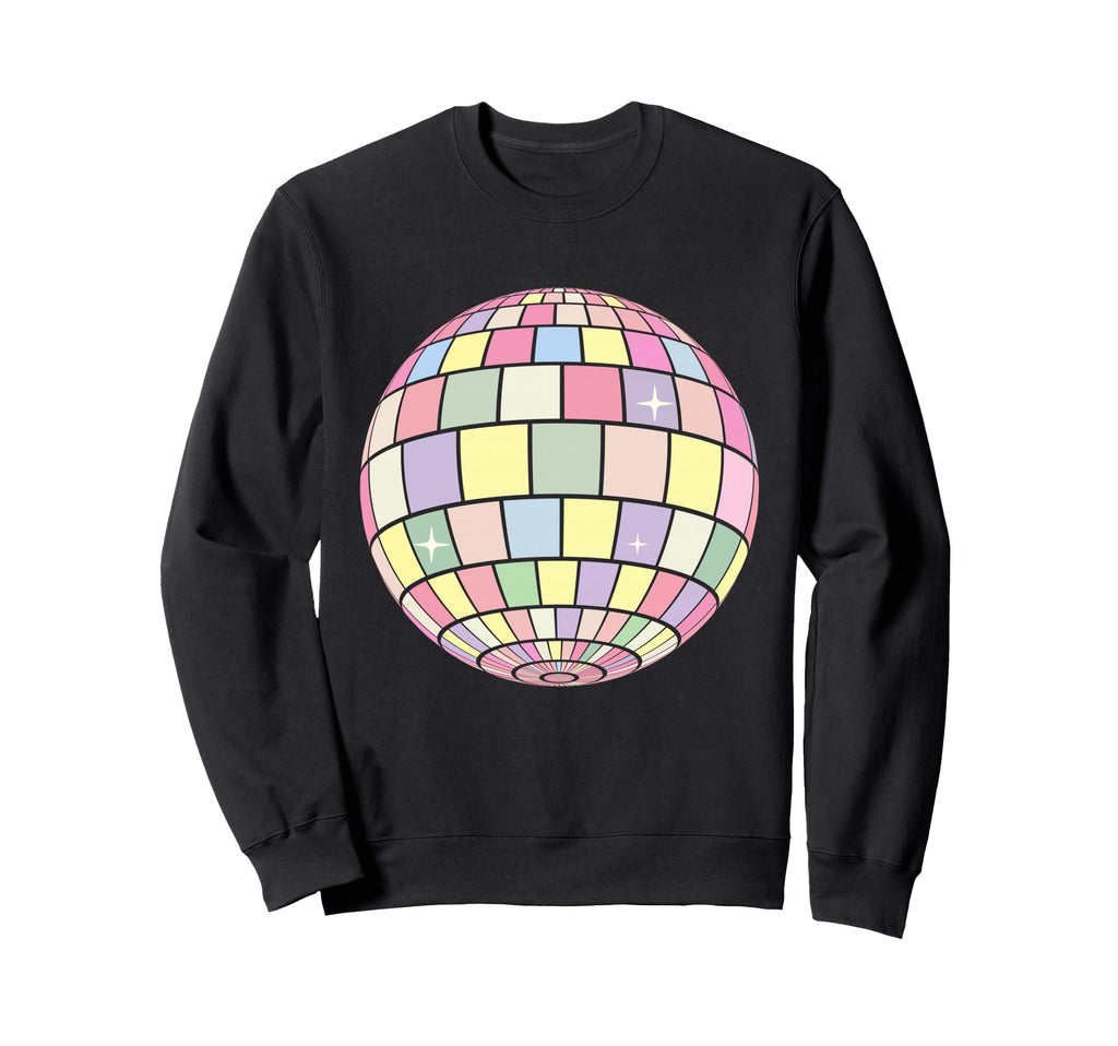 Danish Pastel Aesthetic Disco Ball Sweatshirt - Novelty Apparel Unisex - T-Shirt, Sweatshirt, Hoodie