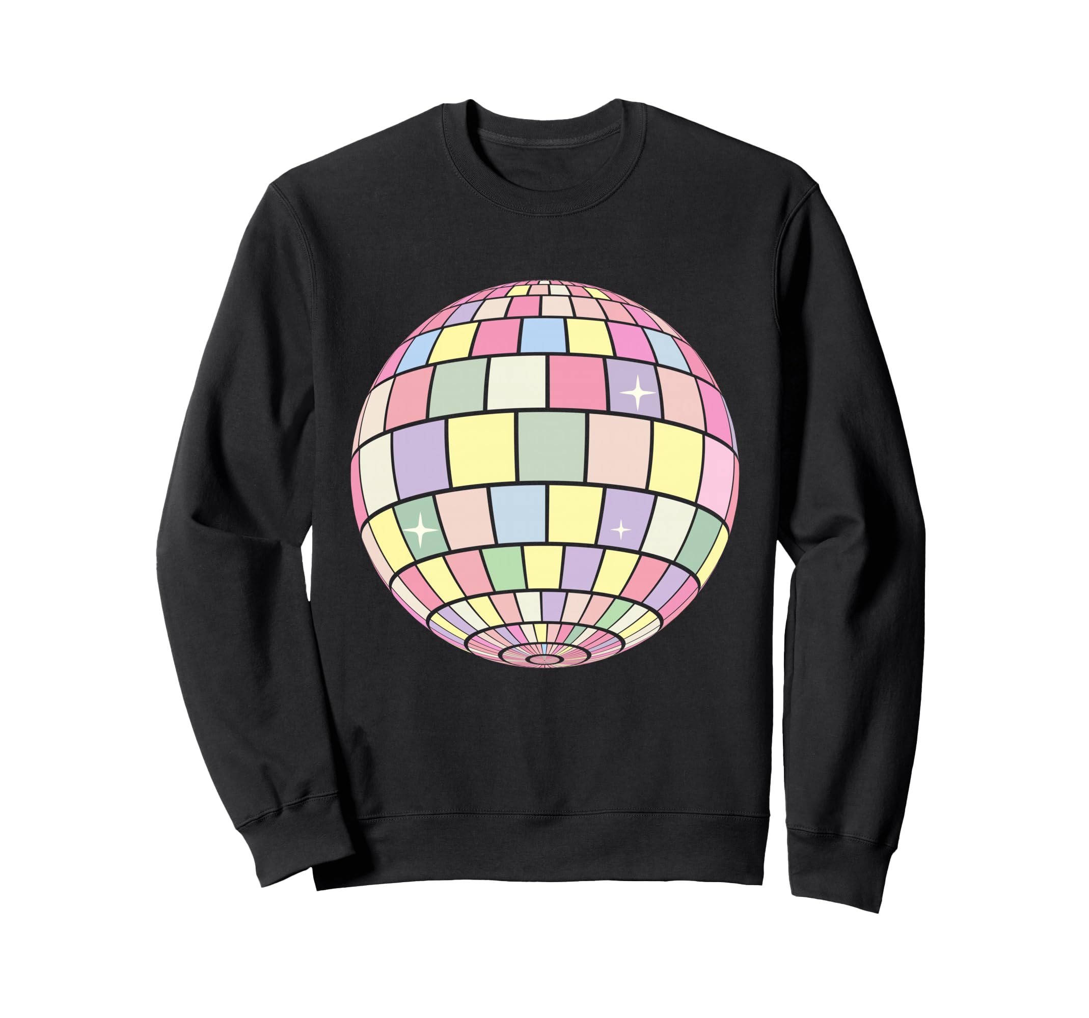 Danish Pastel Aesthetic Disco Ball Sweatshirt - Novelty Apparel Unisex - T-Shirt, Sweatshirt, Hoodie
