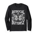 Antisocial Butterfly T-Shirt - Unique Graphic Unisex - T-Shirt, Sweatshirt, Hoodie