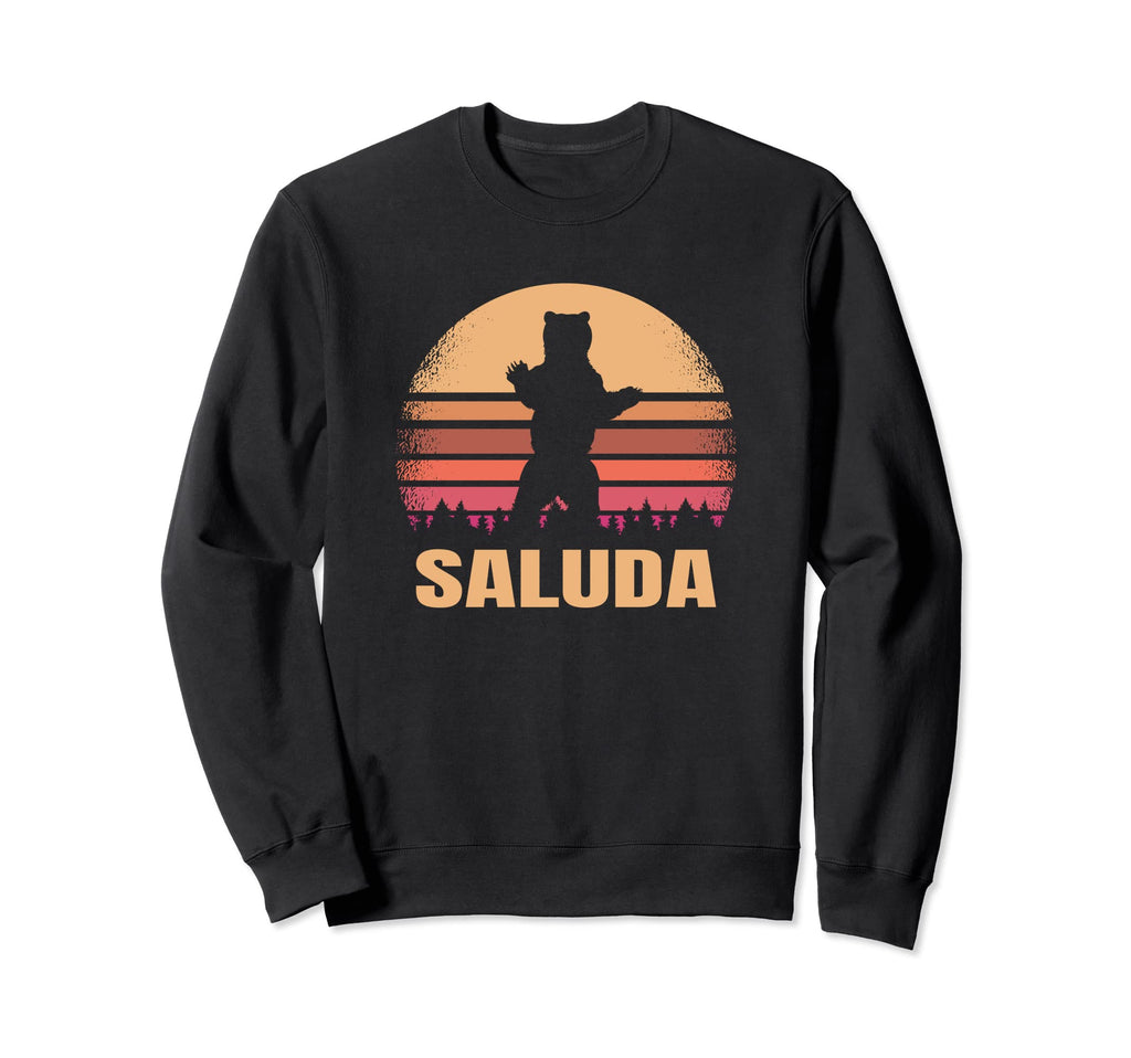 Saluda North Carolina Bear Nc Sweatshirt - Minimalist Print Unisex - T-Shirt, Sweatshirt, Hoodie