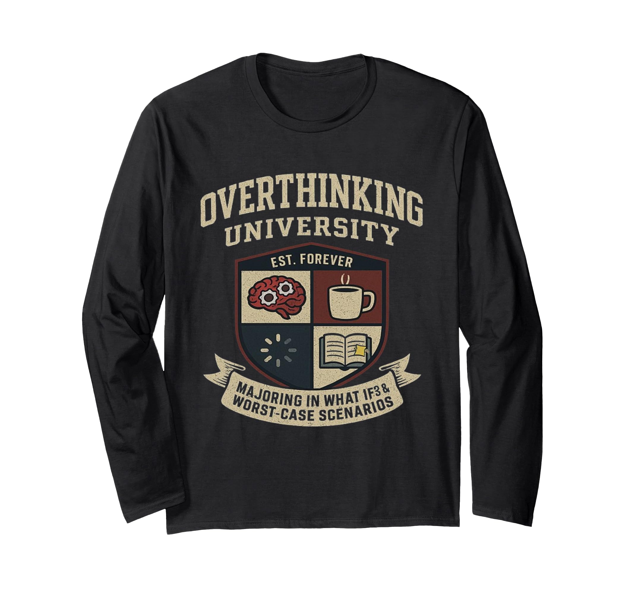 Funny Mental Health College Parody T-Shirt - Aesthetic Graphic for Adults - T-Shirt, Sweatshirt, Hoodie