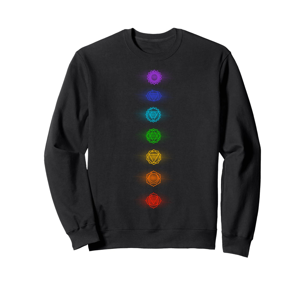 Chakras Yoga Meditation Zen Om Sweatshirt - Minimalist Print for Adults - T-Shirt, Sweatshirt, Hoodie