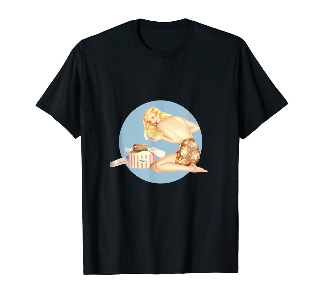 1940S Pin Up Sexy American Art T-Shirt - Casual Everyday Wear for Adults - T-Shirt, Sweatshirt, Hoodie