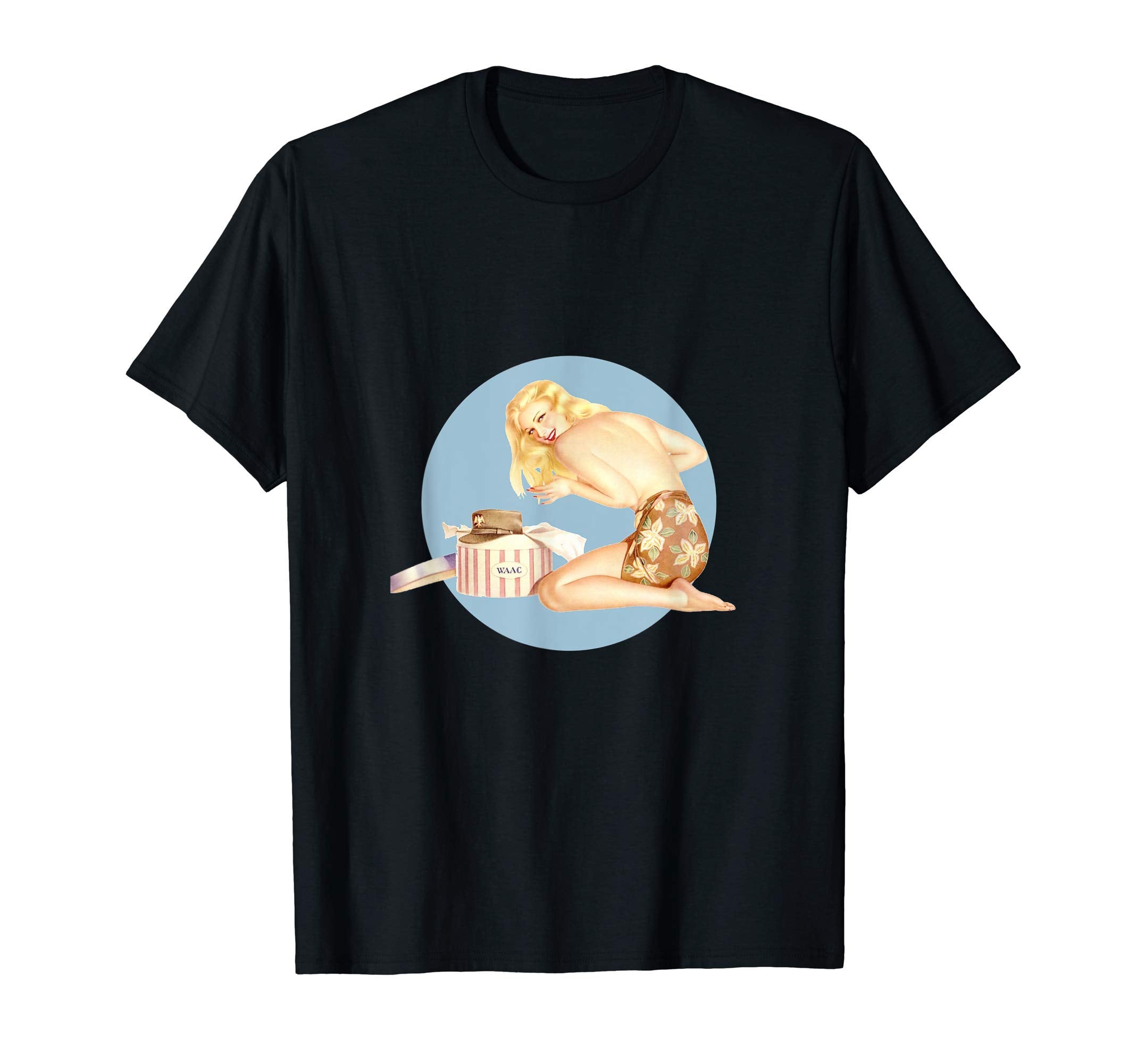 1940S Pin Up Sexy American Art T-Shirt - Casual Everyday Wear for Adults - T-Shirt, Sweatshirt, Hoodie