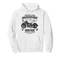 American Motorcycle Hoodie - Fun Novelty Design Unisex - T-Shirt, Sweatshirt, Hoodie