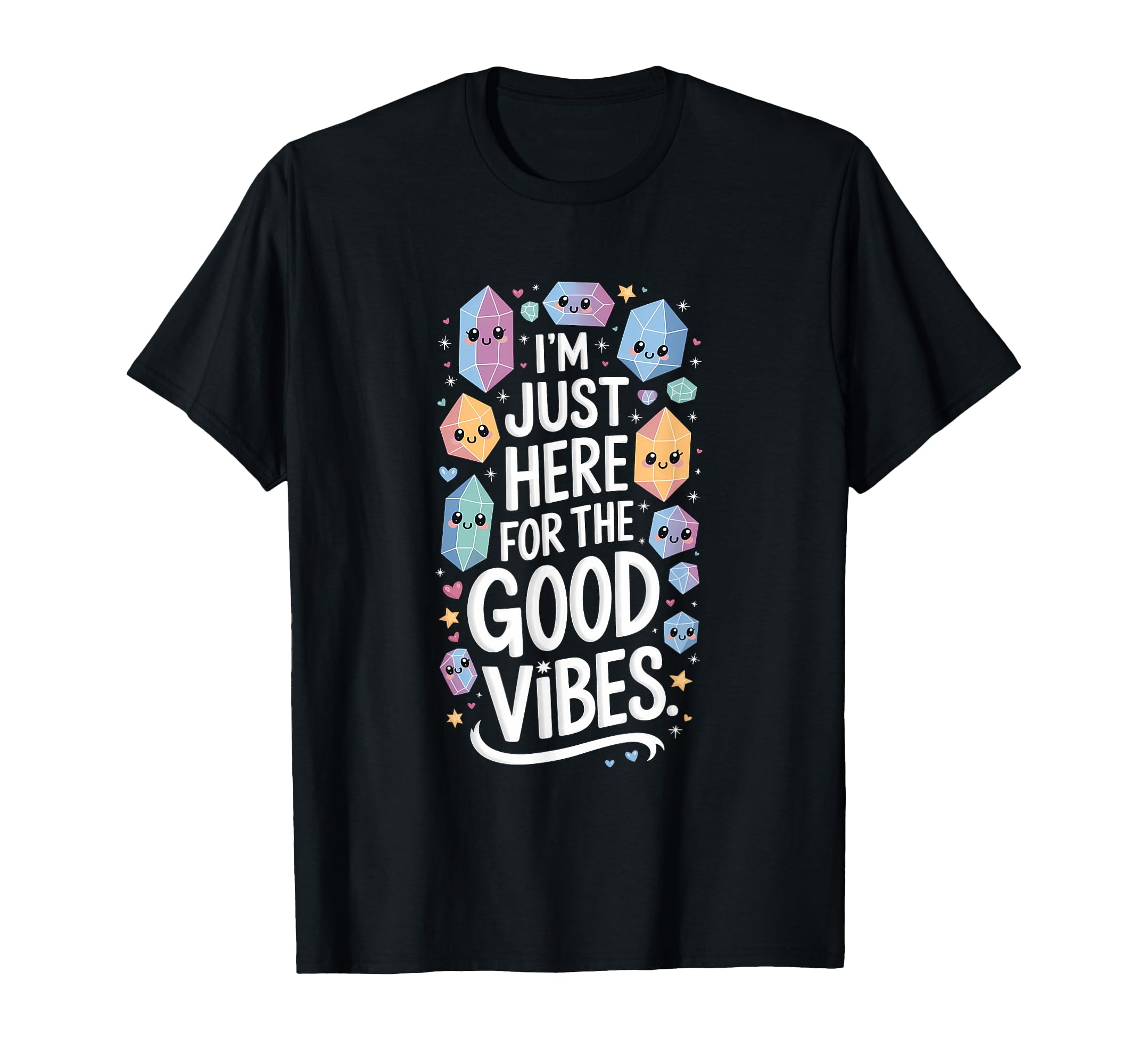 Healing Stone Crystals Energy Spiritual T-Shirt - Unique Graphic Unisex - T-Shirt, Sweatshirt, Hoodie