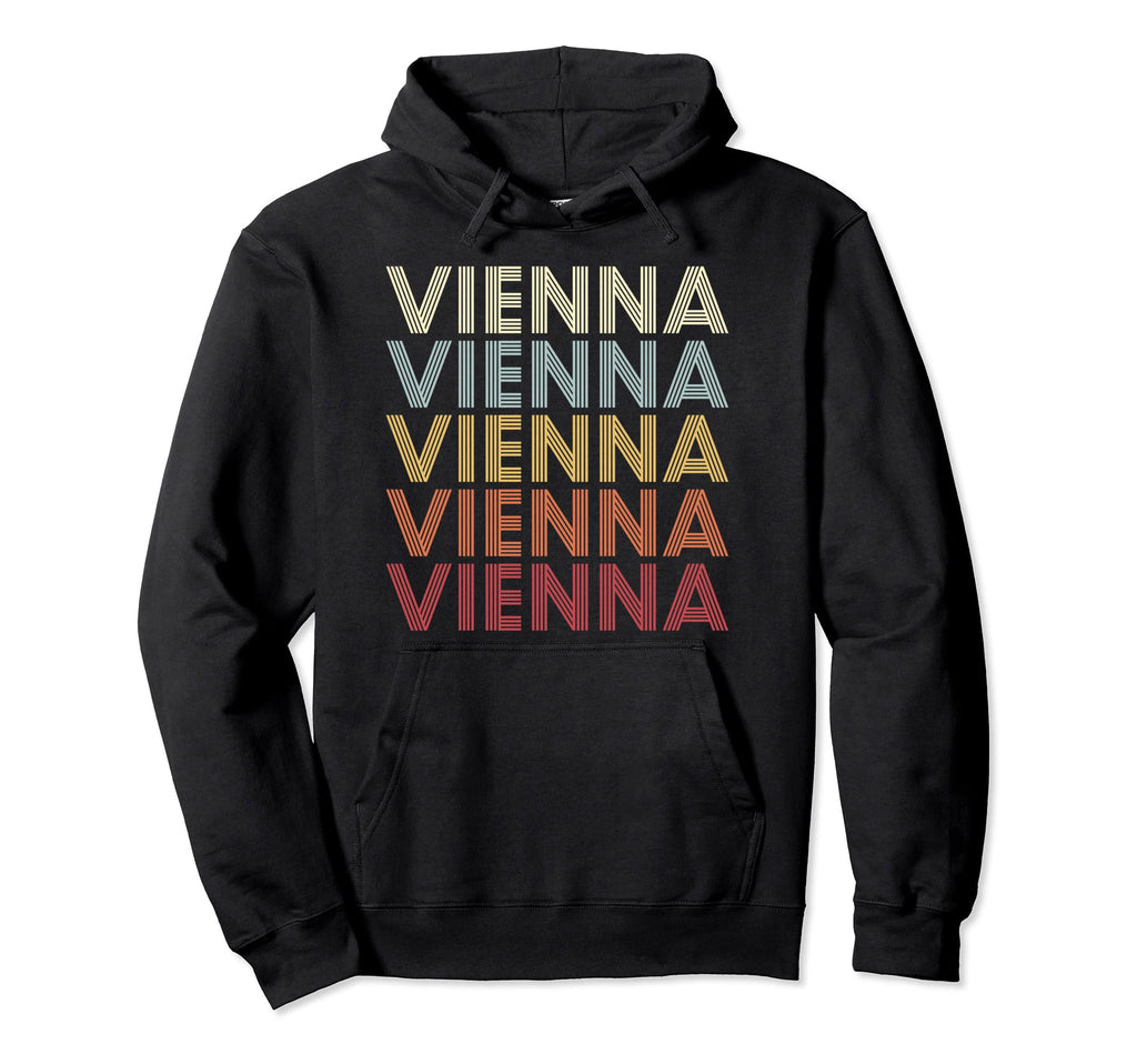 Vienna West Virginia Vienna Wv Text Hoodie - Streetwear Style Unisex - T-Shirt, Sweatshirt, Hoodie