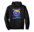 Synthwave Shark Whisperer 80S Aquatic Hoodie - Unique Graphic Unisex - T-Shirt, Sweatshirt, Hoodie