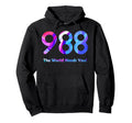 988 Suicide Prevention Stay Tomorrow Hoodie - Minimalist Print Unisex - T-Shirt, Sweatshirt, Hoodie