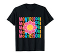 Montessori Teaching Method 1980S Groovy T-Shirt - Minimalist Print Unisex - T-Shirt, Sweatshirt, Hoodie