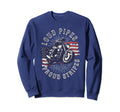 Patriotic Old Biker American Us Sweatshirt - Streetwear Style for Adults - T-Shirt, Sweatshirt, Hoodie