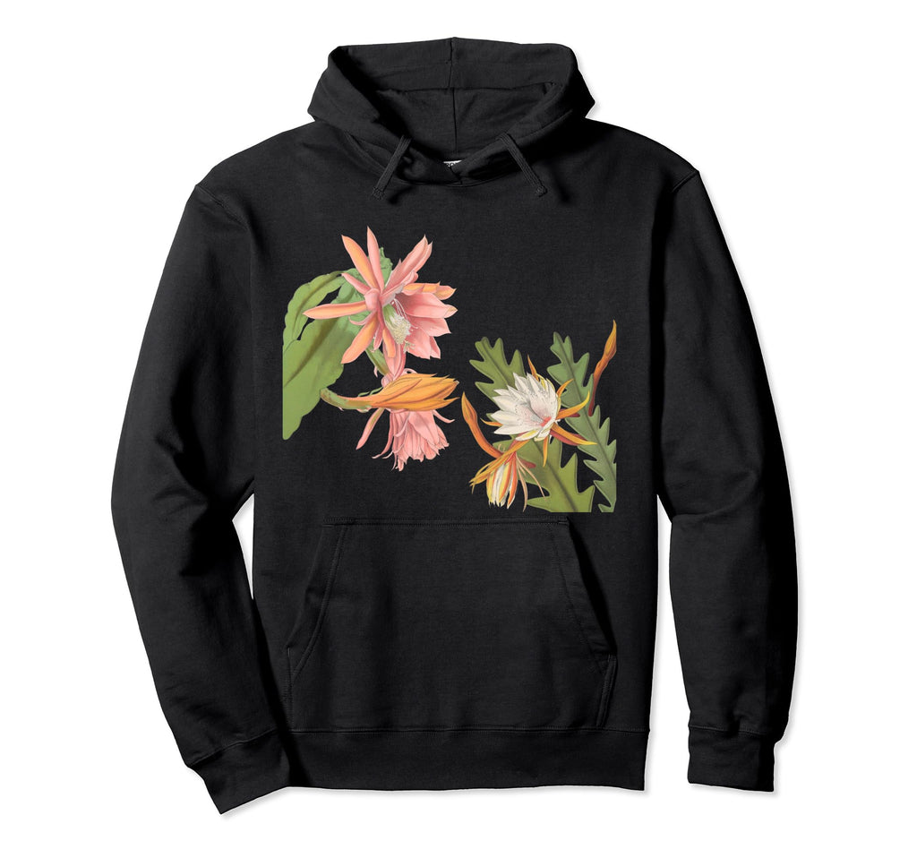 Cactus Flowers Desert Garden Botanicals Hoodie - Trendy Graphic Unisex - T-Shirt, Sweatshirt, Hoodie