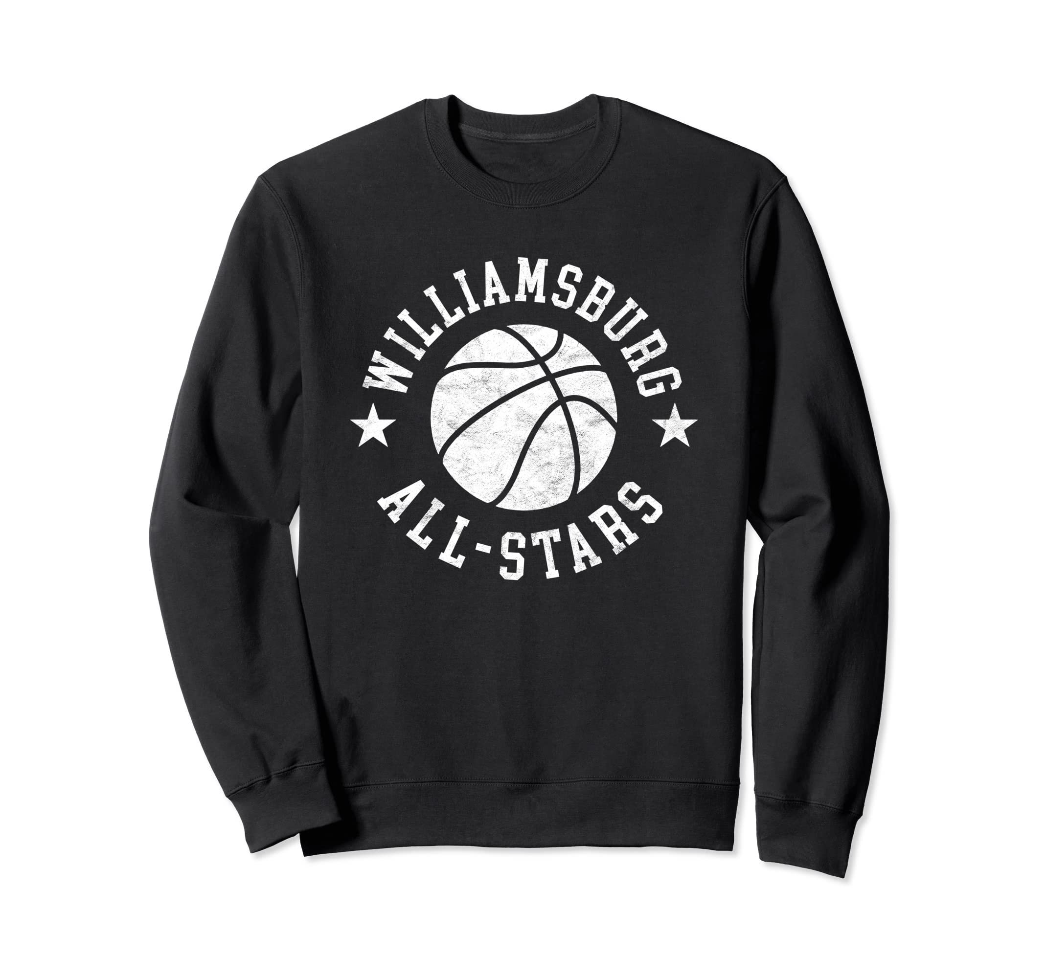 Williamsburg All Stars Distressed Sweatshirt - Custom Art Print Men Women - T-Shirt, Sweatshirt, Hoodie