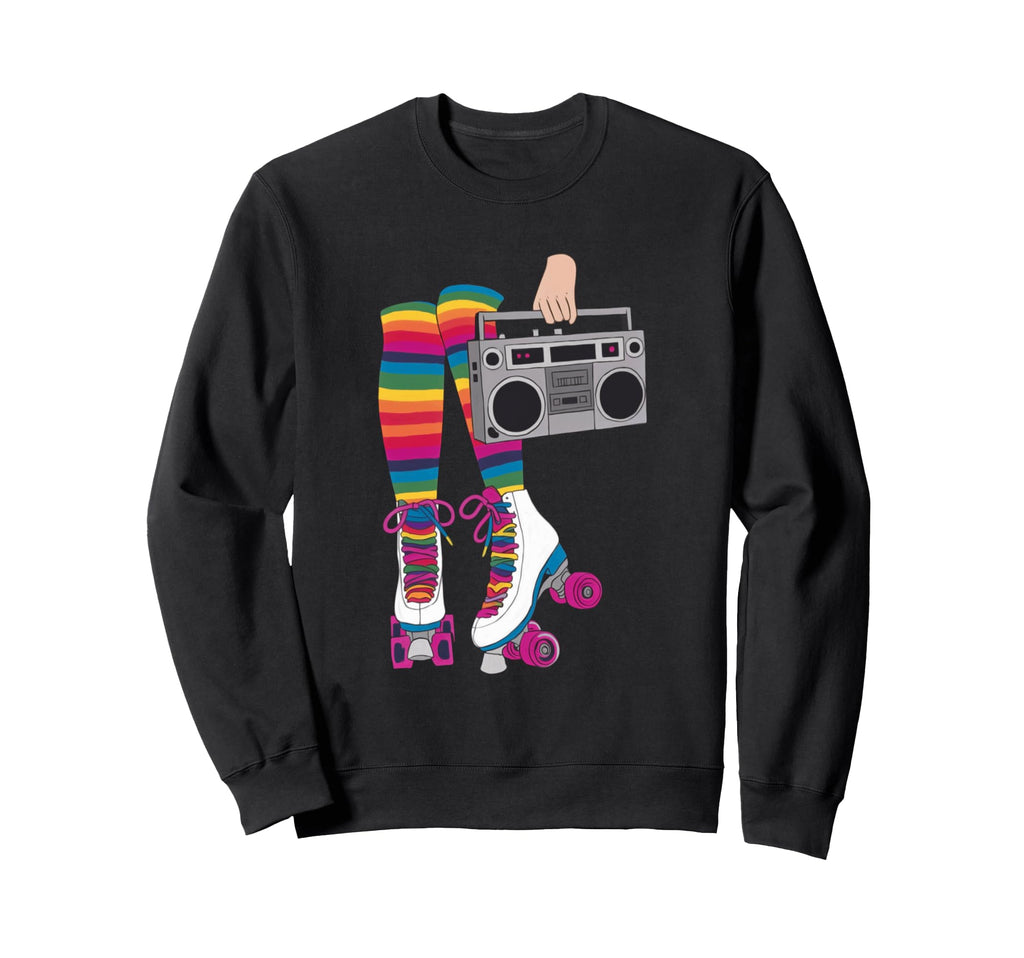 Rollerskates Roll Beat Funny 70S Sweatshirt - Streetwear Style Men Women - T-Shirt, Sweatshirt, Hoodie
