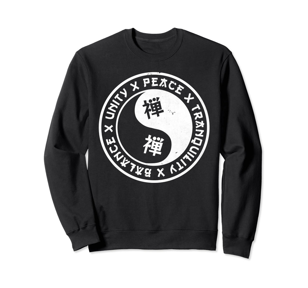 Yin Yang Balance Unity Peace Sweatshirt - Novelty Apparel Men Women - T-Shirt, Sweatshirt, Hoodie