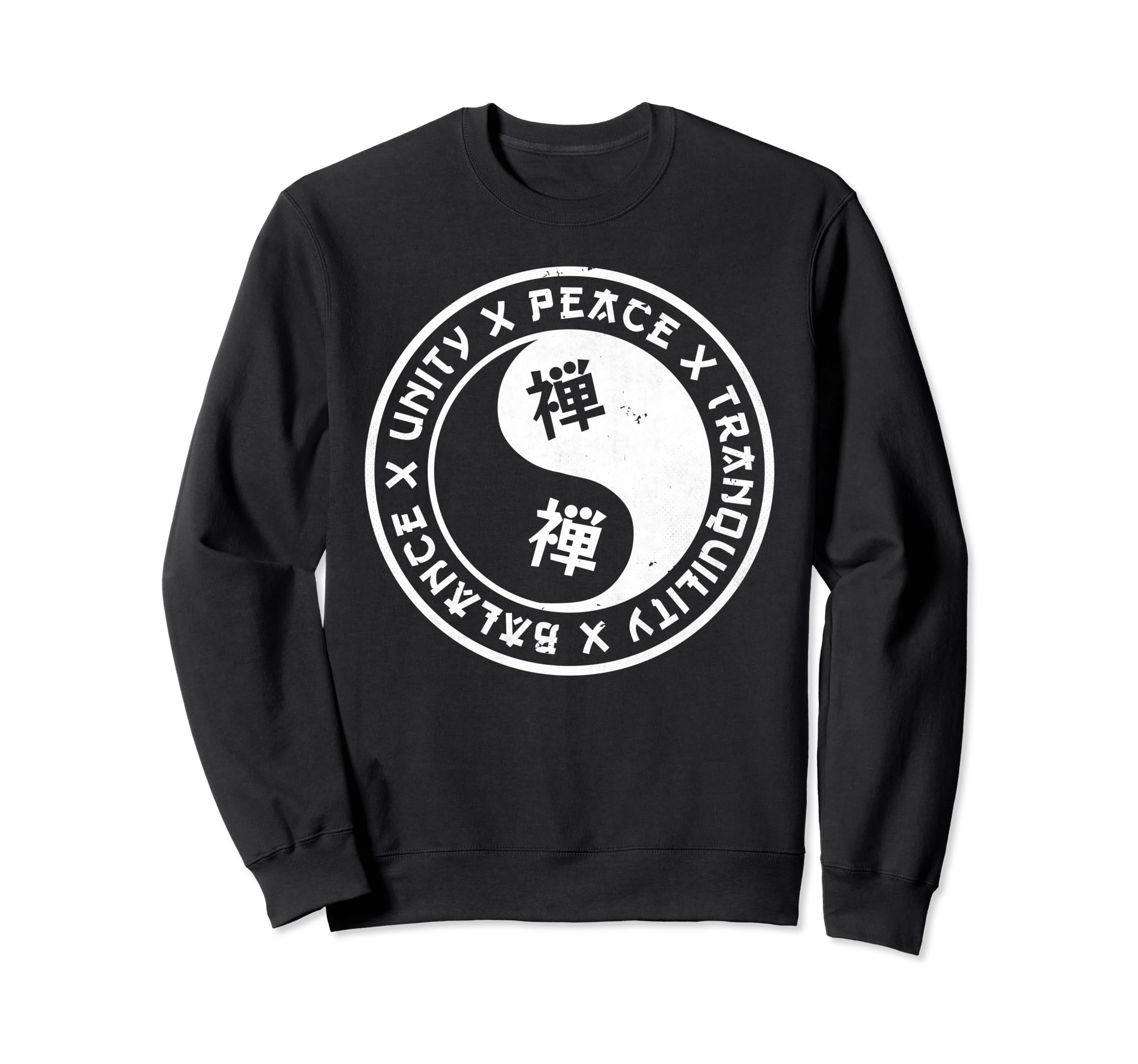 Yin Yang Balance Unity Peace Sweatshirt - Novelty Apparel Men Women - T-Shirt, Sweatshirt, Hoodie