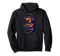 Hedgehog Gamer Gaming Pet Lover Hoodie - Minimalist Print Men Women - T-Shirt, Sweatshirt, Hoodie