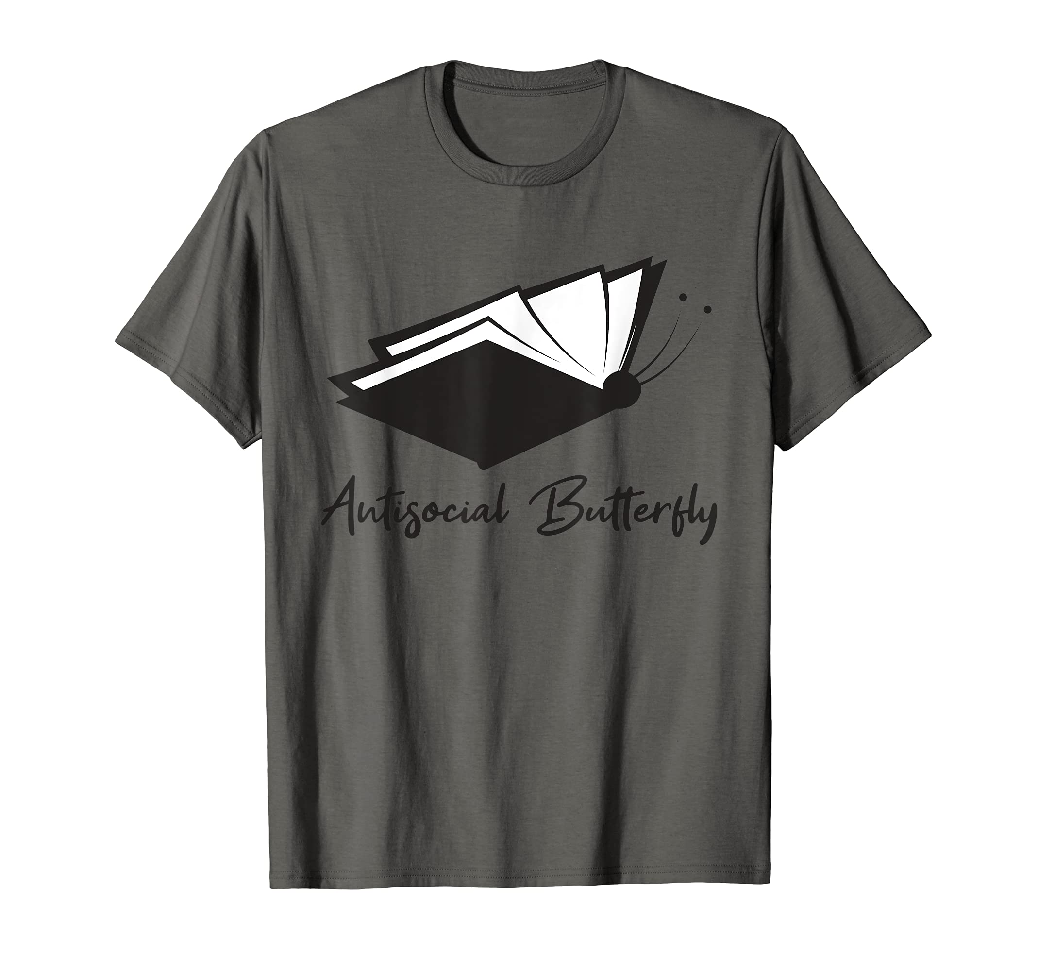 Antisocial Butterfly Book Lover T-Shirt - Novelty Apparel Men Women - T-Shirt, Sweatshirt, Hoodie
