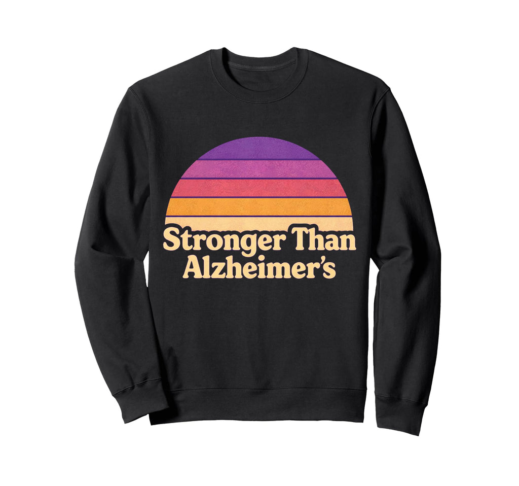 Stronger Than Alzheimers Awareness Sweatshirt - Custom Art Print Unisex - T-Shirt, Sweatshirt, Hoodie