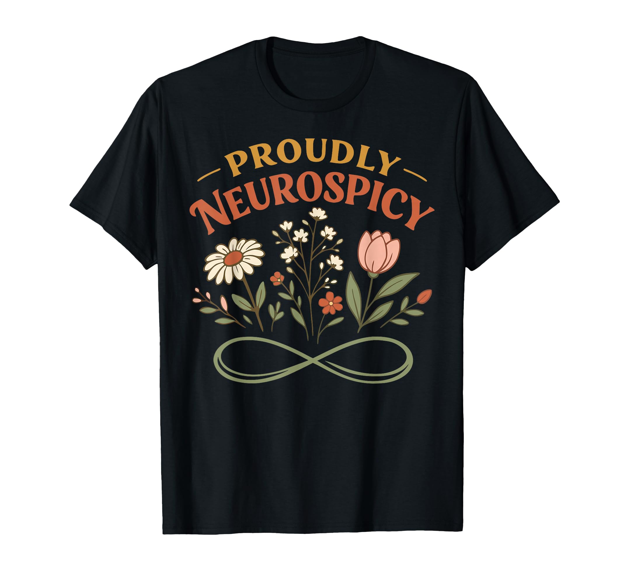 Neurodivergent Neurospicy Brain Adhd T-Shirt - Trendy Graphic for Adults - T-Shirt, Sweatshirt, Hoodie