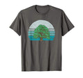 Sweet Oak Tree Sketch Sunset 80S T-Shirt - Fun Novelty Design Men Women - T-Shirt, Sweatshirt, Hoodie