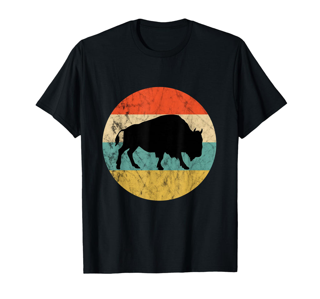 Bison Buffalo Cattle Sunset Wildlife T-Shirt - Streetwear Style for Adults - T-Shirt, Sweatshirt, Hoodie