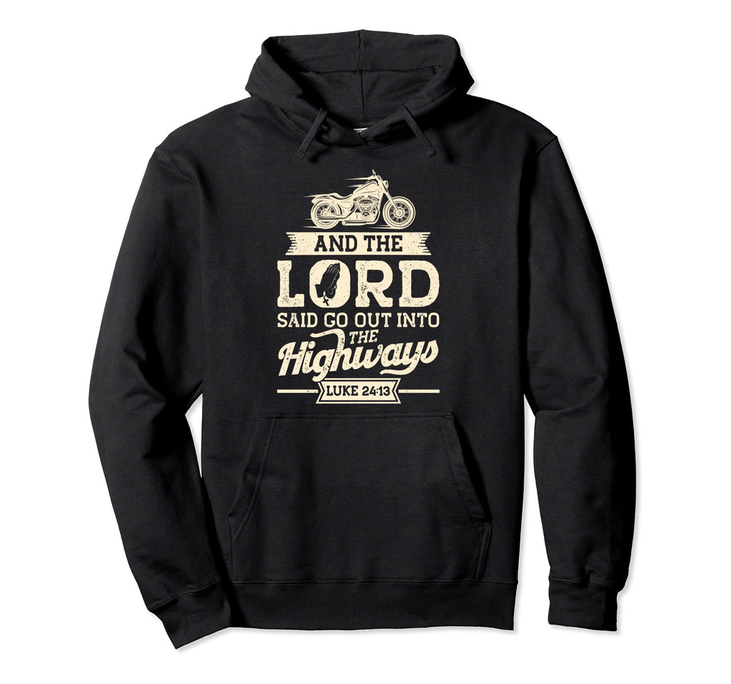 Christian Motorcycle Biker And Lord Hoodie - Streetwear Style for Adults - T-Shirt, Sweatshirt, Hoodie