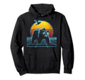 Grizzly Bear 80S Flying Bird Hoodie - Fun Novelty Design Unisex - T-Shirt, Sweatshirt, Hoodie