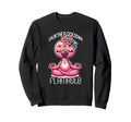 Flamaste Funny Flamingo Yoga Sweatshirt - Trendy Graphic for Adults - T-Shirt, Sweatshirt, Hoodie