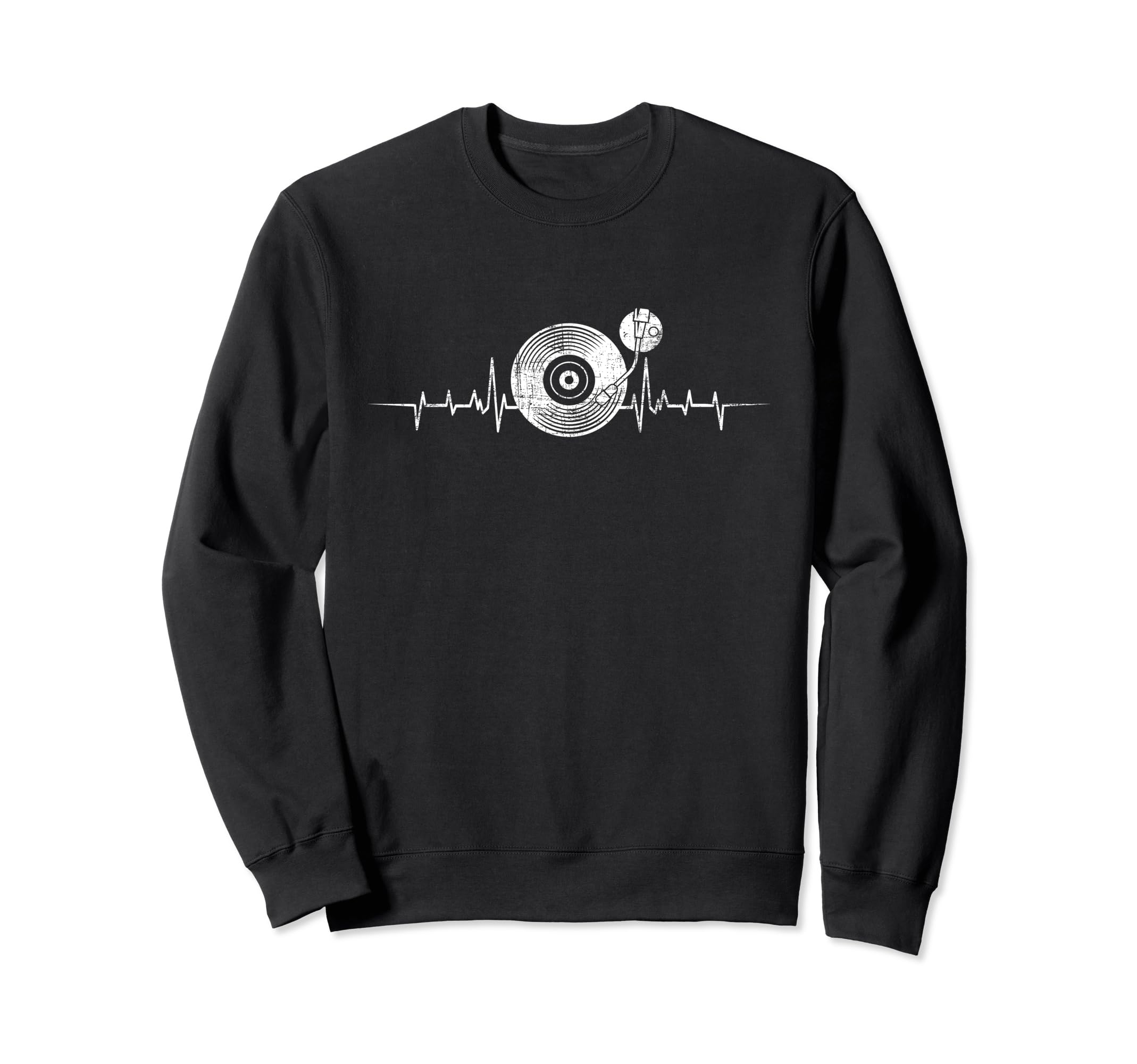 Vinyl Record Player Music Vinyl Sweatshirt - Custom Art Print for Adults - T-Shirt, Sweatshirt, Hoodie