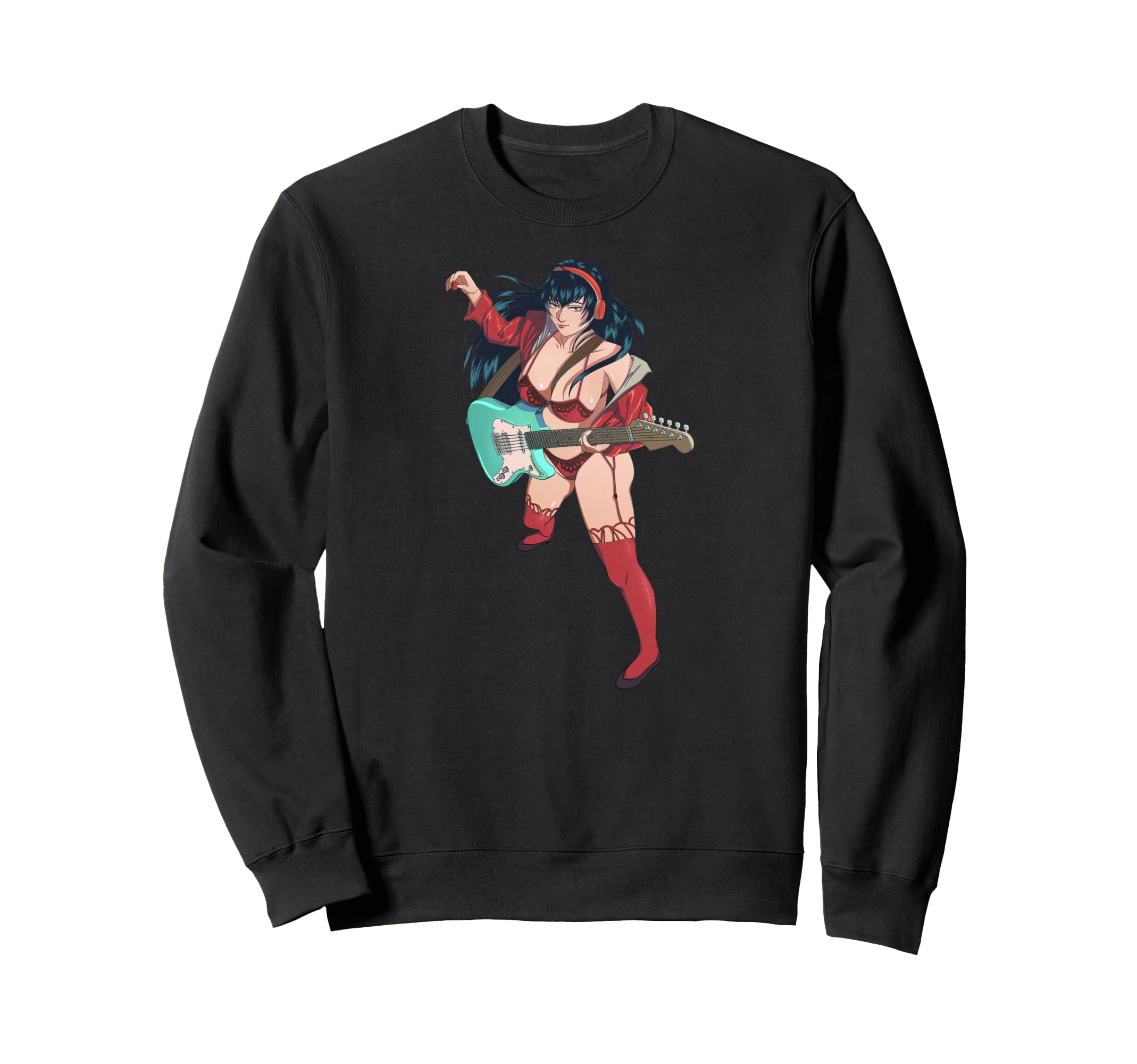 Sexy Rock N Roll Pin Up Bikini Sweatshirt - Streetwear Style Men Women - T-Shirt, Sweatshirt, Hoodie