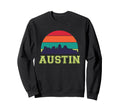 Austin City Sunset Sweatshirt - Aesthetic Graphic Men Women - T-Shirt, Sweatshirt, Hoodie