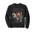 Giddy Up Jingle Horse Pick Up Sweatshirt - Casual Everyday Wear Unisex - T-Shirt, Sweatshirt, Hoodie
