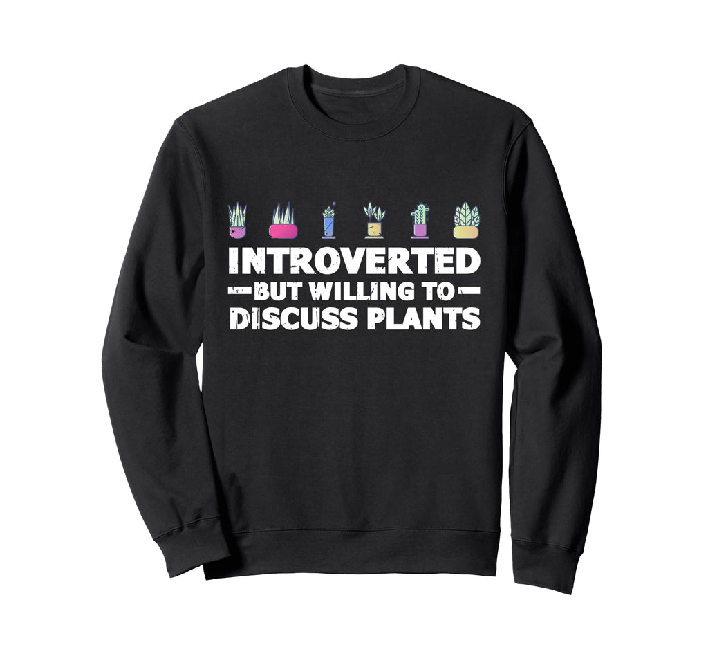 Introverted But Willing To Sweatshirt - Fun Novelty Design for Adults - T-Shirt, Sweatshirt, Hoodie