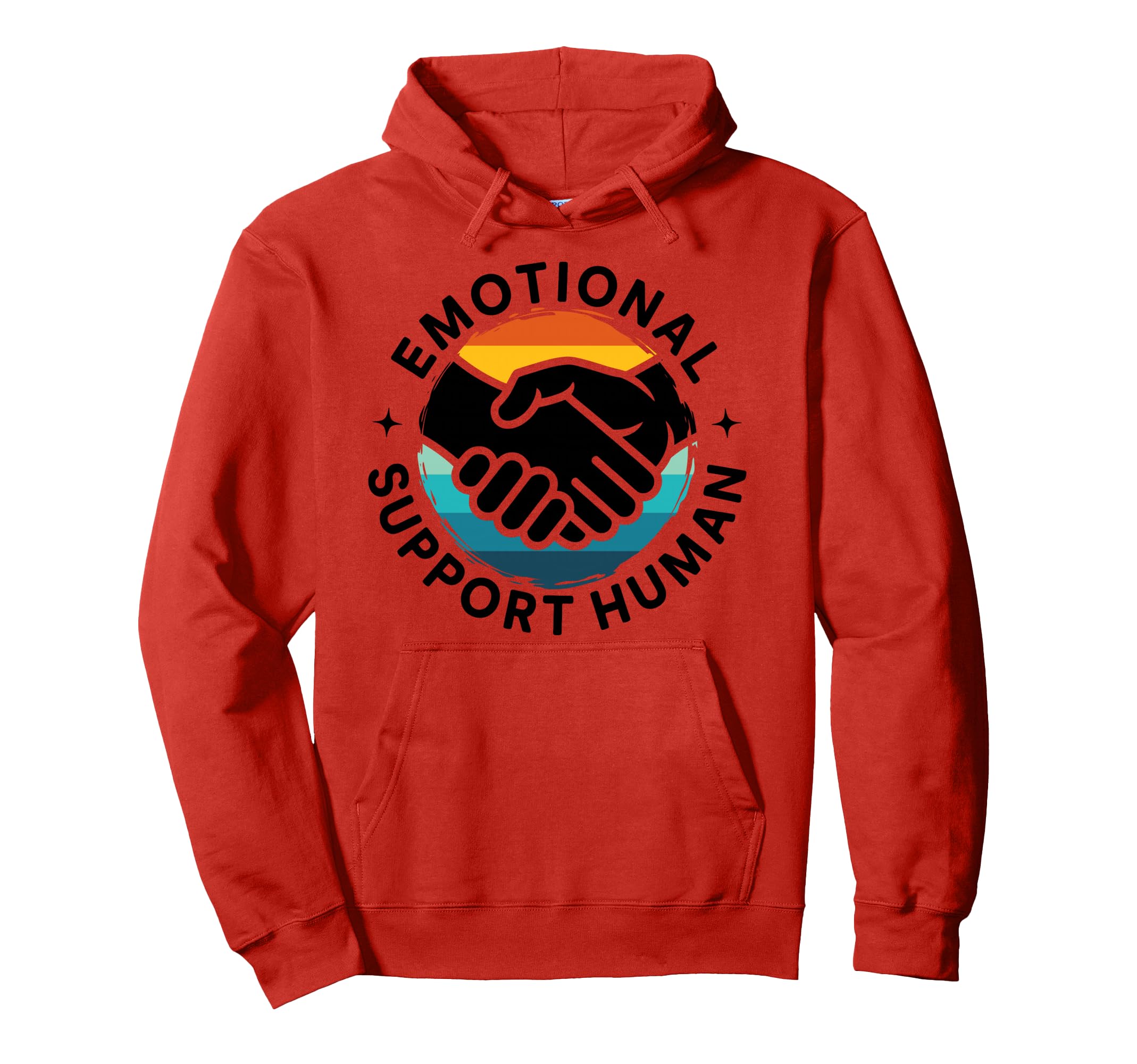 Emotional Support Human Mental Health Hoodie - Aesthetic Graphic Men Women - T-Shirt, Sweatshirt, Hoodie