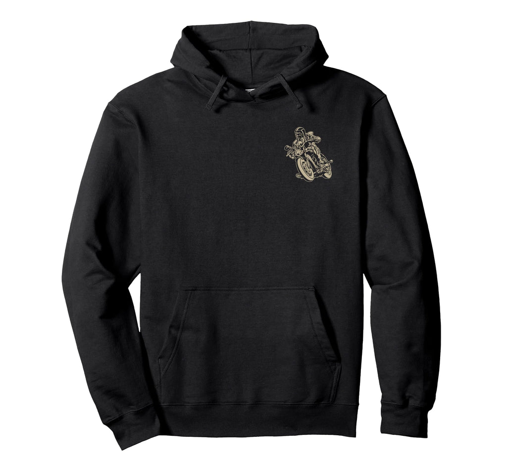 Keep Shiny Side Up Rubber Side Down Hoodie - Novelty Apparel for Adults - T-Shirt, Sweatshirt, Hoodie